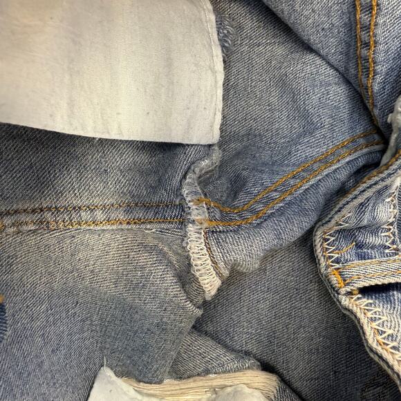 Pol Anthropologie Women's Reckless Boyfriend Distressed Jeans SMP35 Sz.M Preppy - Picture 11 of 16